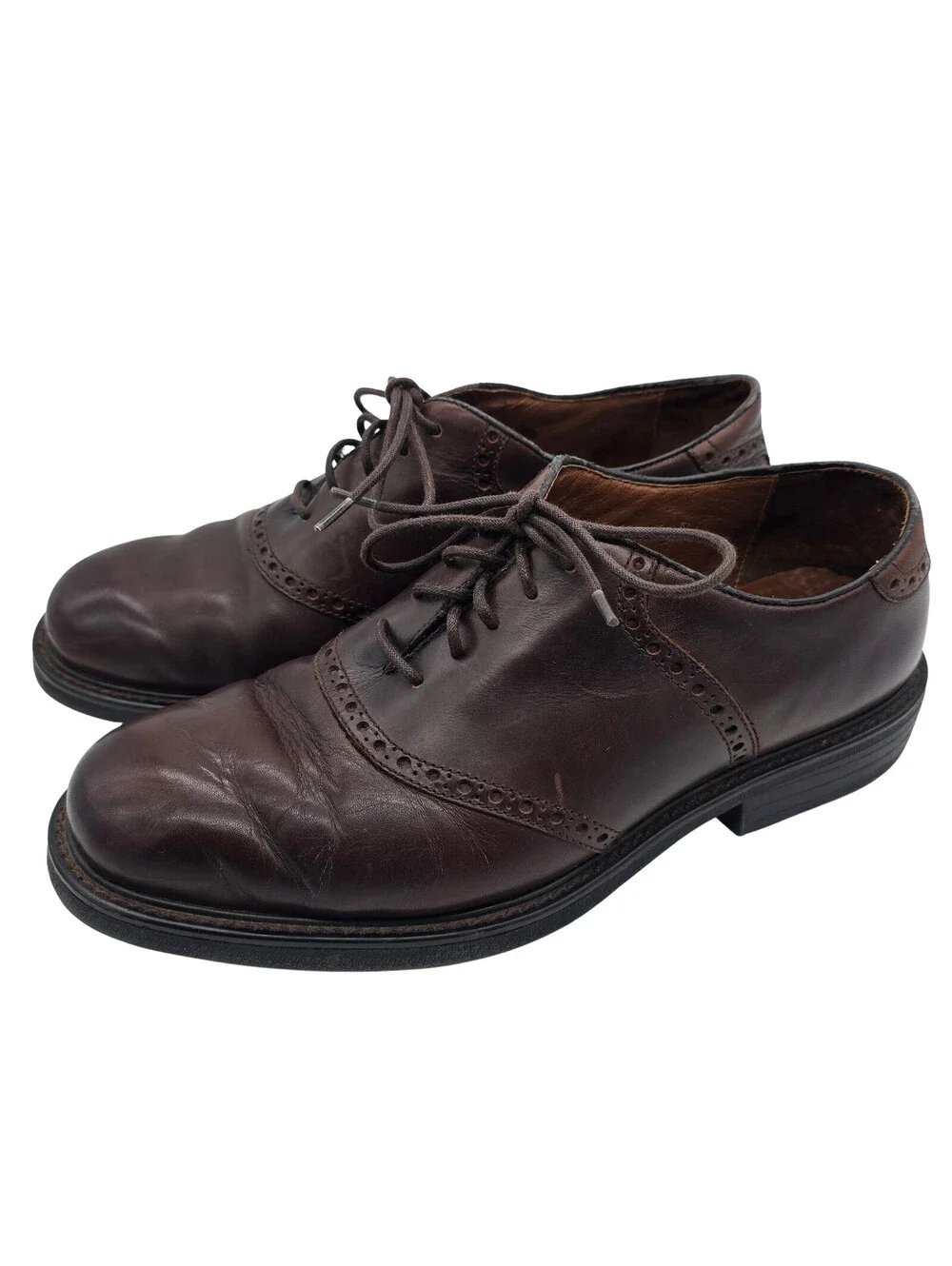 Florsheim Dress Shoes | Men's 10.5W | Brown Leather Cap Toe | Lace-Up Oxford